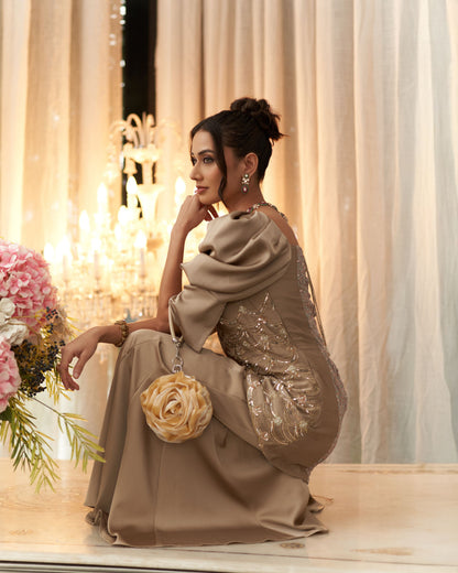 Puff Sleeve Shirt With Sharara