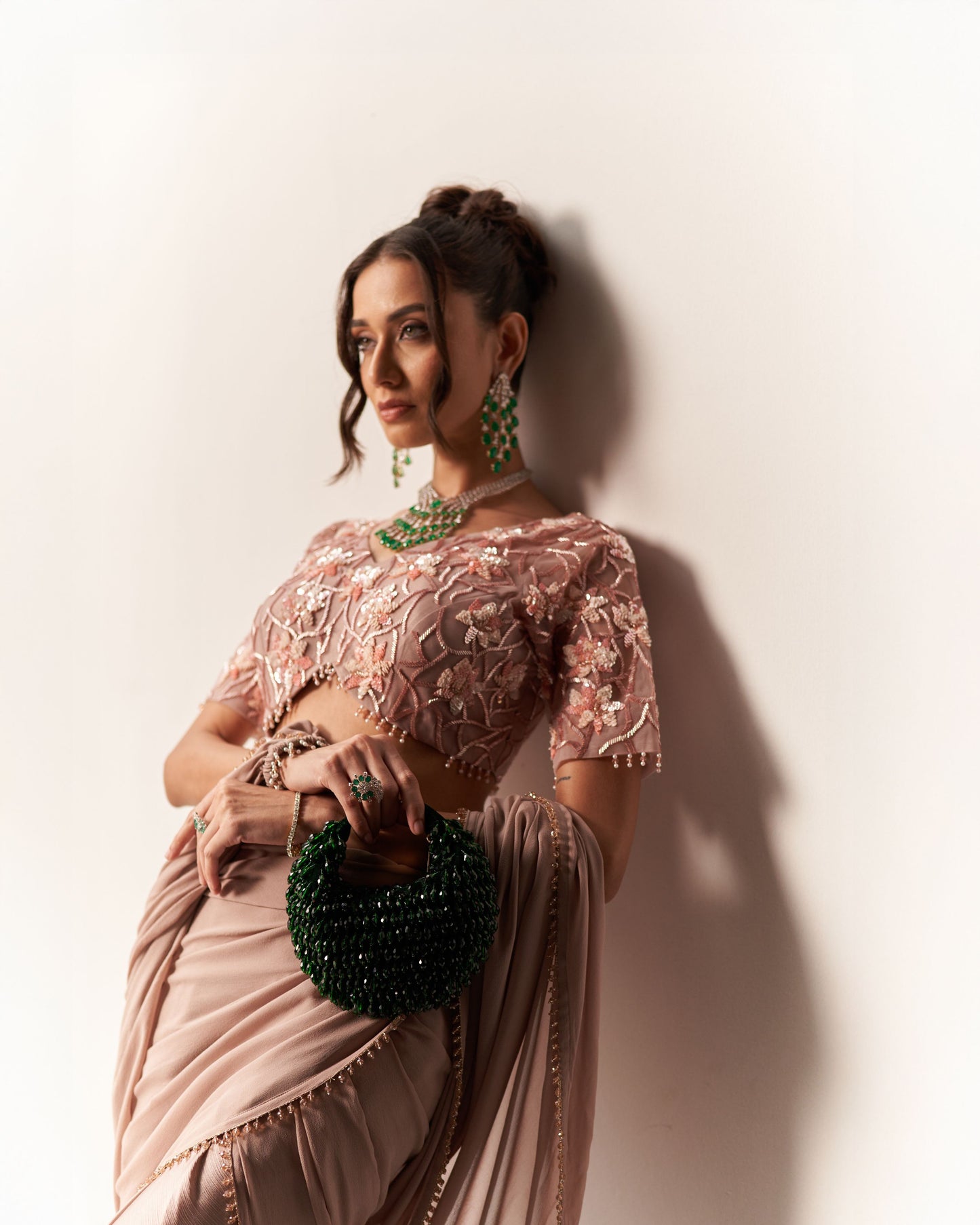 Blouse With Drape Saree