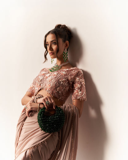 Blouse With Drape Saree