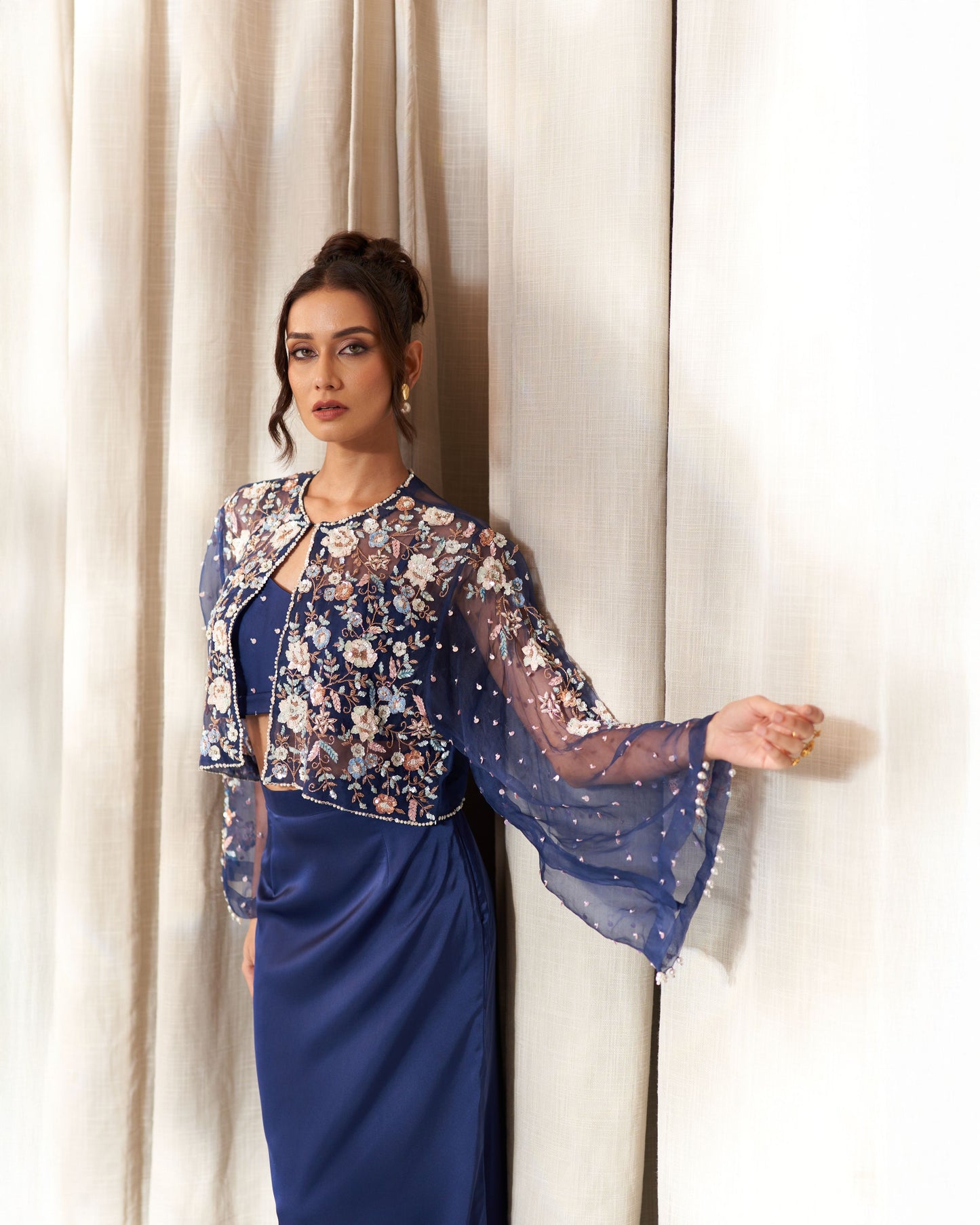 Jacket With Bustier And Pencil Skirt