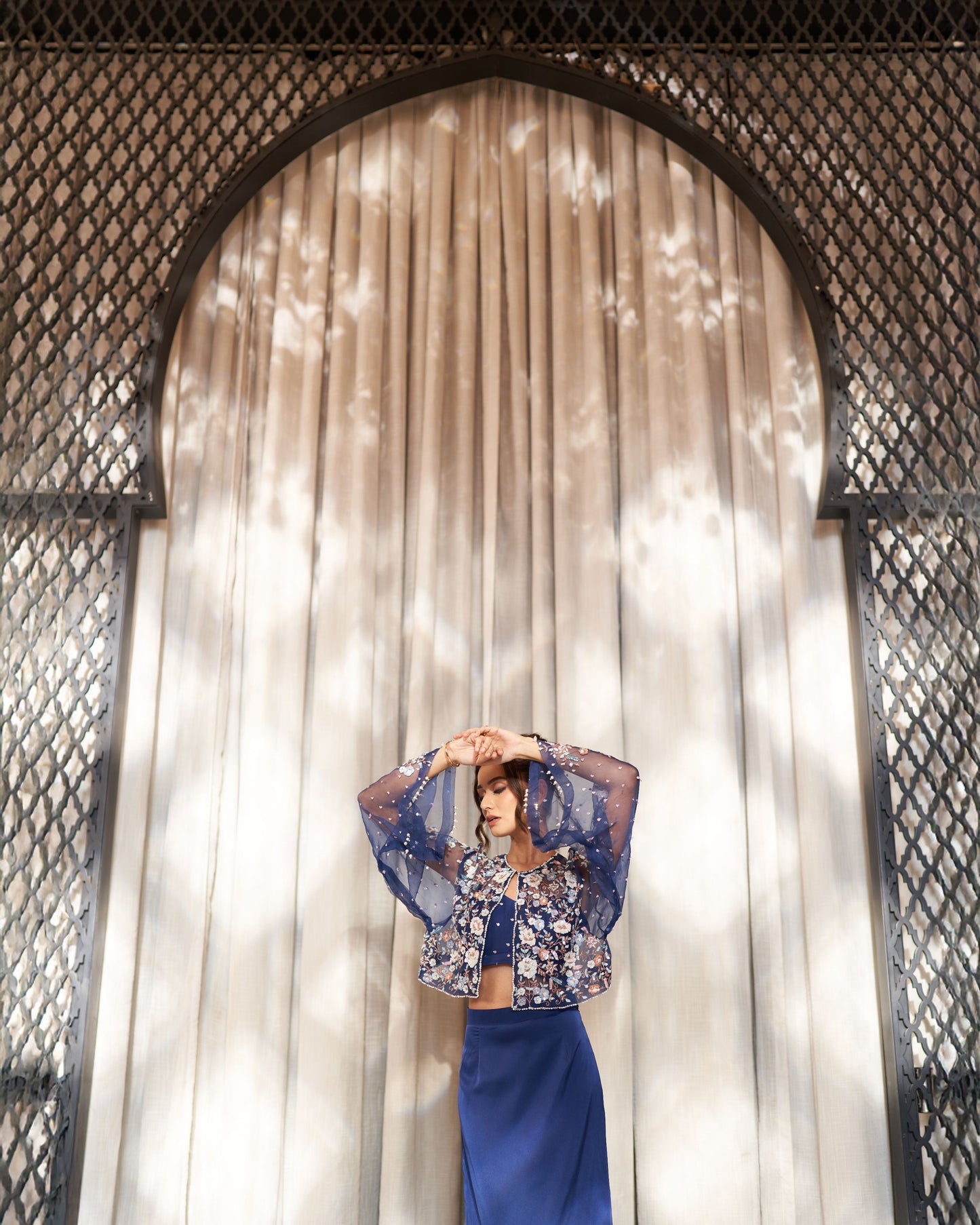 Jacket With Bustier And Pencil Skirt