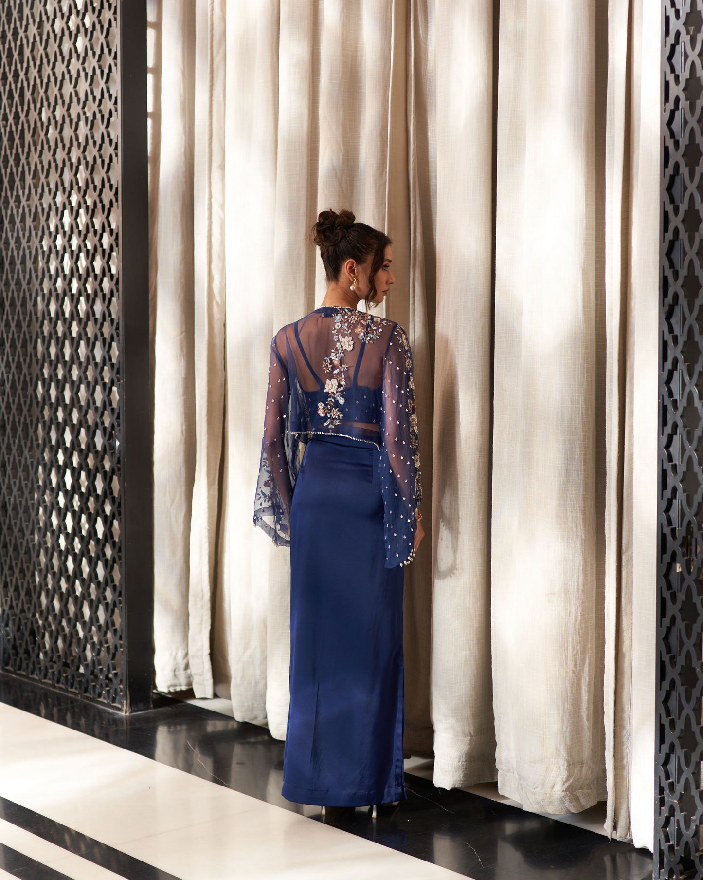 Jacket With Bustier And Pencil Skirt